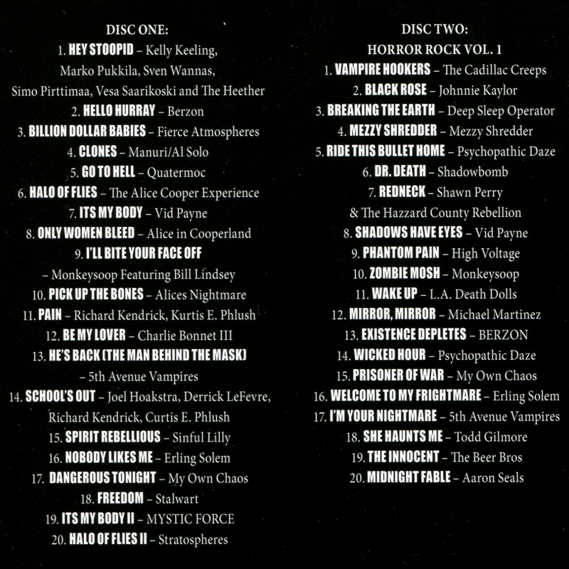 Alice Cooper - Billion Dollar Babies Tribute CD (Compilation CD)