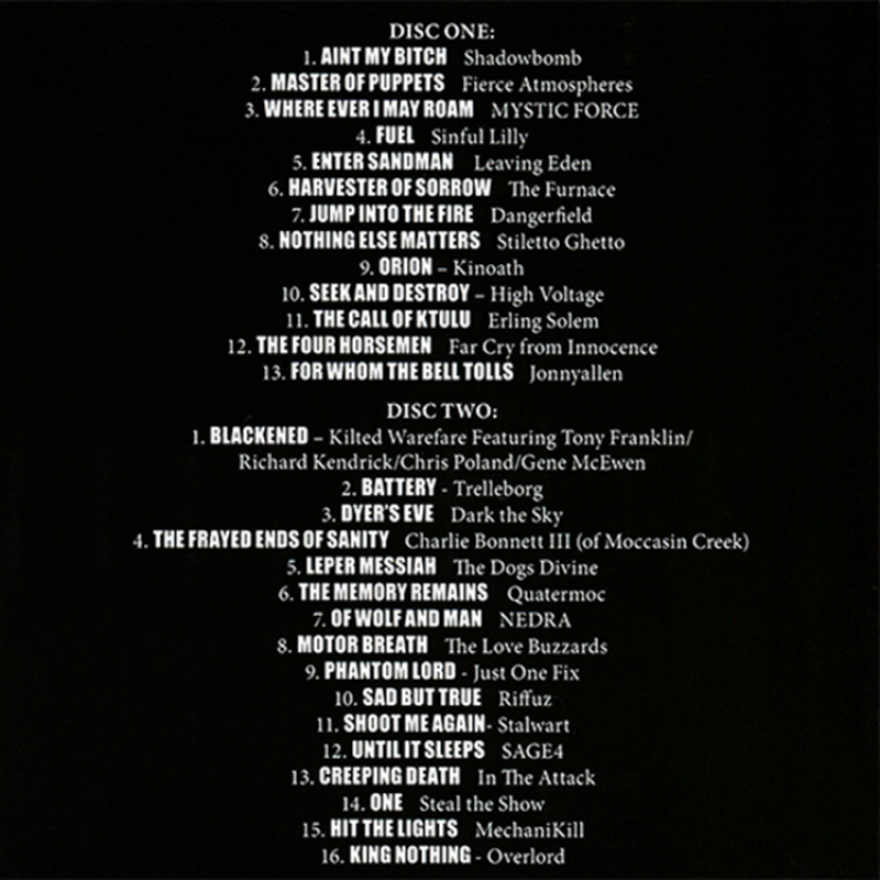 Puppet Master - A Millennium Tribute To Metallica's Greatest Hits 1983-2014 (Compilation CD)